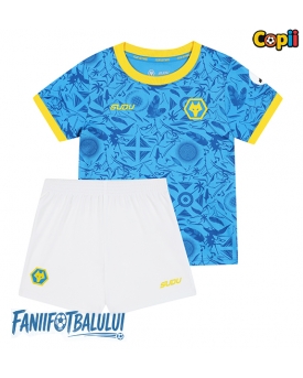 Wolves Echipament de Fotbal Replică 2025-26 Copii Treilea (+ Șorturi)